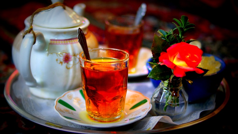 رنگ چای طبیعی ایرانی